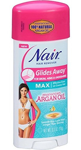 Nair Hair Remover Glides Away Con Aceite De Argán 3.3oz