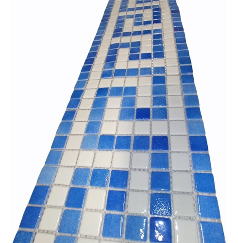 Imagen 3 de 4 de Guarda Romana Venecitas Biseladas Premium 2,5 X 2,5 Piscinas