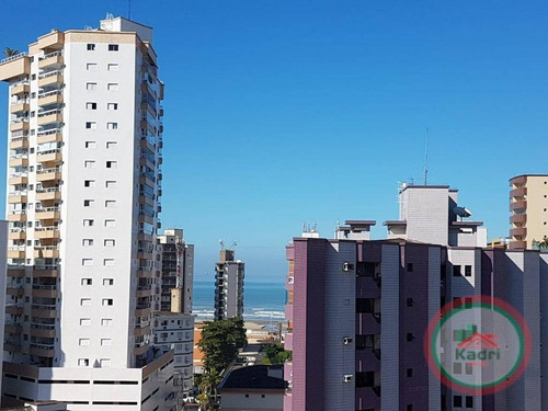 Apartamento Com 2 Dormitórios À Venda, 65 M² Por R$ 350.000,00 - Vila Guilhermina - Praia Grande/sp - Ap1587