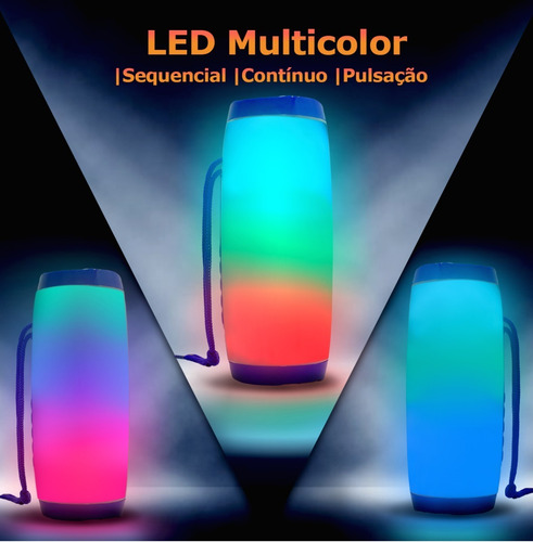 Imagem 5 de 6 de Caixa Caixinha Som Bluetooth Portátil 20w Usb Storm 5 Shutt