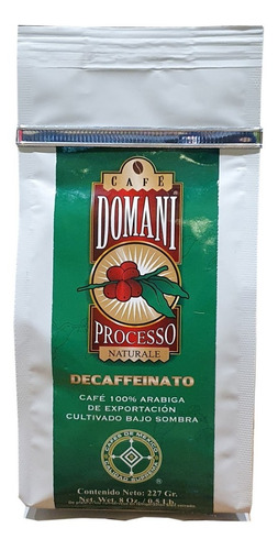 Café Domani Descaffeinatto, 100% De Veracruz 227gr