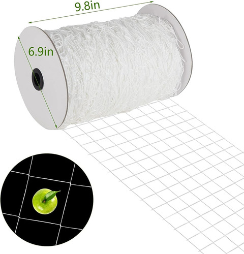 Rollo De Malla Suave De Nailon Enrejado A Granel, 5 X 350 Pi