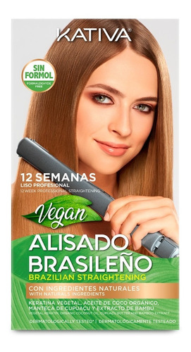 Pack Alisado Brasileño (shampoo-acond-mascarilla) Kativa