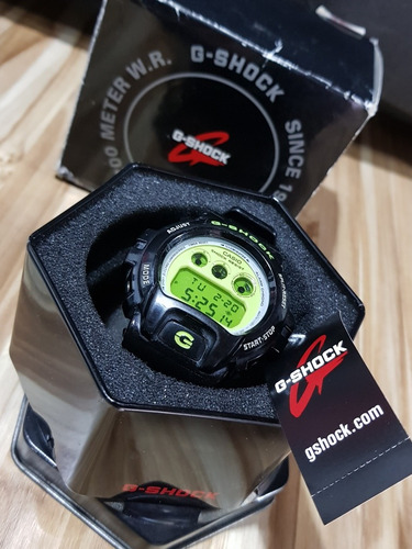 Relógio Original Casio G-shock Modelo Dw6900 Preto E Neon