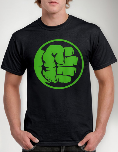 Playera - Hulk Super Heroe Classic Avengers Puño Caricatura