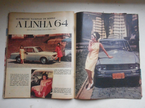 Imagem 7 de 9 de O Cruzeiro - Dez/1963 - Automóveis Brasileiros 64