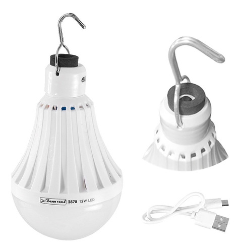 Foco De Emergencia Recargable Led 12w Lion Tools