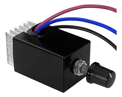 Controlador De Velocidad De Motor De Cc Universal De 12...