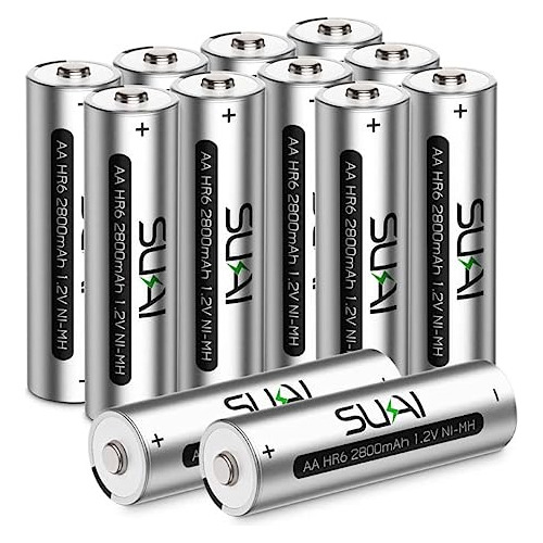 Rechargeable Aa Batteries 2800mah High Capacity Batteri...