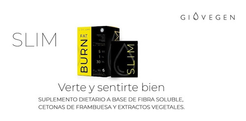 Imagen 6 de 7 de Quemador De Grasa Giovegen Slim Fat Burn