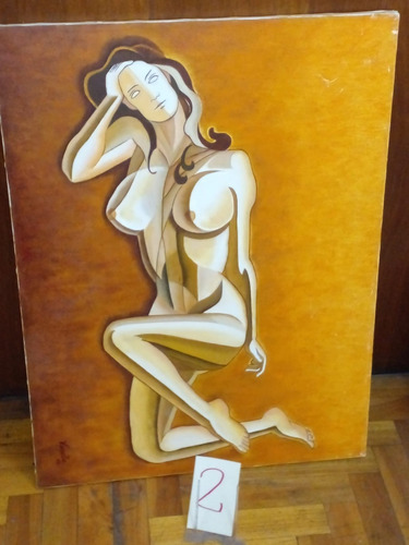 Oleo Mujer Desnuda 60x80 De Varella No Se Envia.