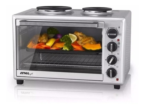 Nuevo Horno Grill Electrico Atma Hg5010ae 50lts C/ 2 Anafes!