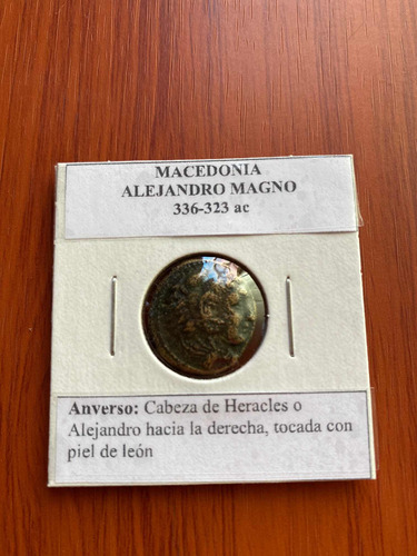 Antigua Moneda Griega De Alejandro Magno