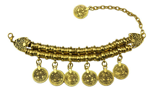 Boho Tobillera Cadena Bohemia Borla Sandalias Descalzas Oro