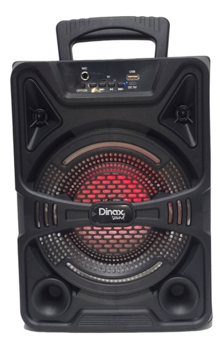 Parlante Bluetooth Dinax 600w  Luces Led-tws +mic/ Cargador