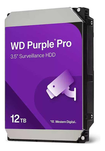 HD Wd Purple Surveillance 12 TB 7200 rpm 512 MB SATA WD122PURP
