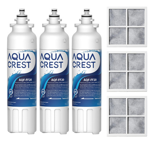 Aqua Crest Adqfiltro De Agua Y Filtro De Aire, Reemplazo Par