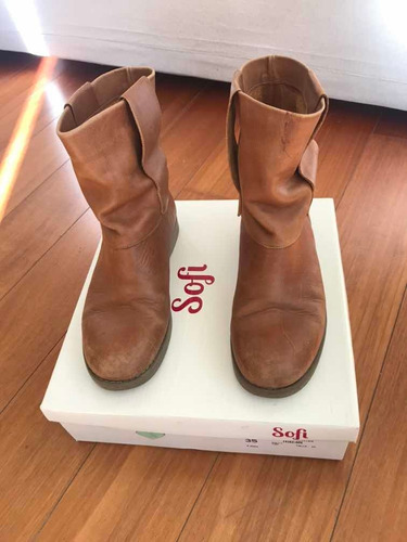 Botas De Cuero Sofi Martire