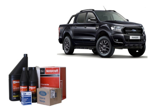 Kit Filtros Y Aceite 5w30 X7 Motocraft Ford Ranger 2.5 Nafta