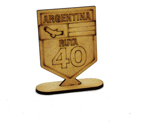 100 Souvenir Madera Fibrofacil L1 Ruta 40 Argentina