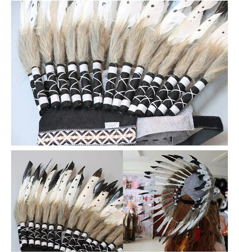 Wu-chuang Para Sombrero Indio, Tocado De Plumas, Tocado,
