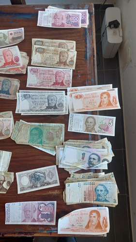 Lote, Billetes Antiguos Argentinos Sin Circulacion