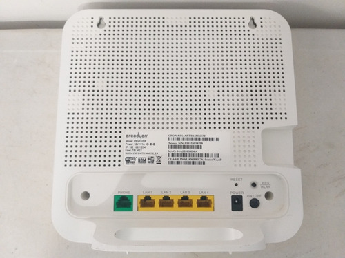 Modem Telmex Arcadyan Modelo:prv3326b, Conexión Fibra Óptica (Usado)