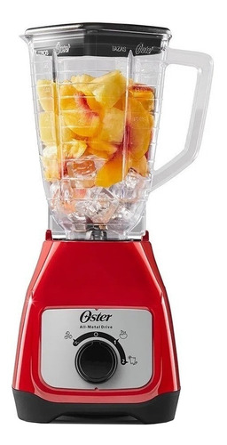 Licuadora Oster Blstkap-rrd 1.25 L Vaso Plástico Perilla
