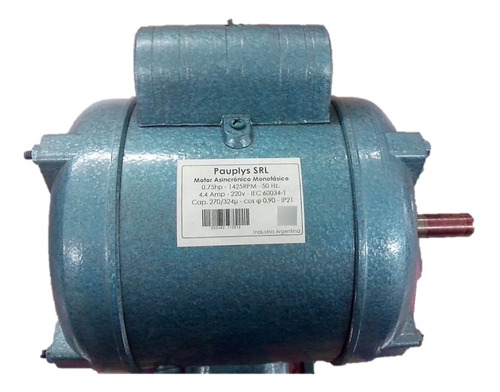 Motor Monofasico Electrico 3/4 Hp - 1425 Rpm Envío Gratis