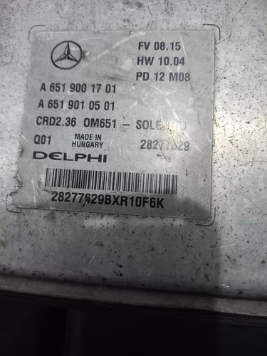 Módulo De Injeção Sprinter Cod: A651 900 17 01 Ed6145