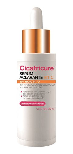 Imagen 2 de 7 de Pack Cicatricure Crema Antimanchas 50g + Serum Vit C 30ml