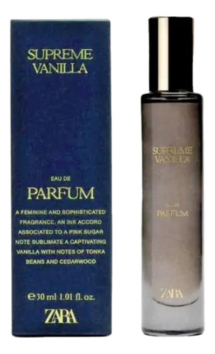 Zara Supreme Vanilla 30 Ml Eau De Parfum Lanzamiento
