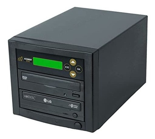 Acumen D01-bLG - Sistema De Duplicador Para Cd Y Dvd Con Gra