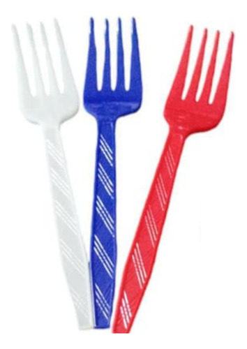 Set De 20 Pcs De Cubiertos Plasticos Para Fechas Patrias