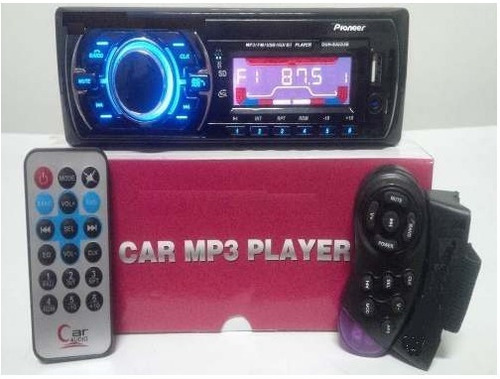 Reproductor Pioneer Bluetooth De Carro Mp3 Usb Control 