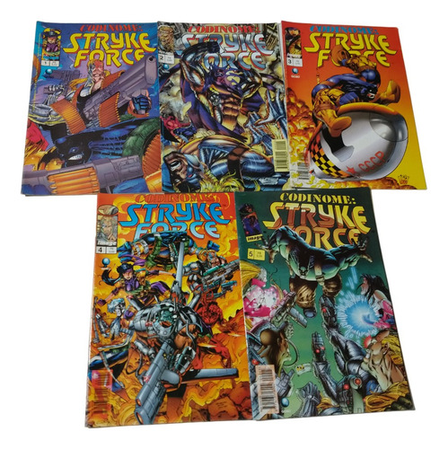 Coleção Completa Codinome Strike Force Do Número 1 Ao 5