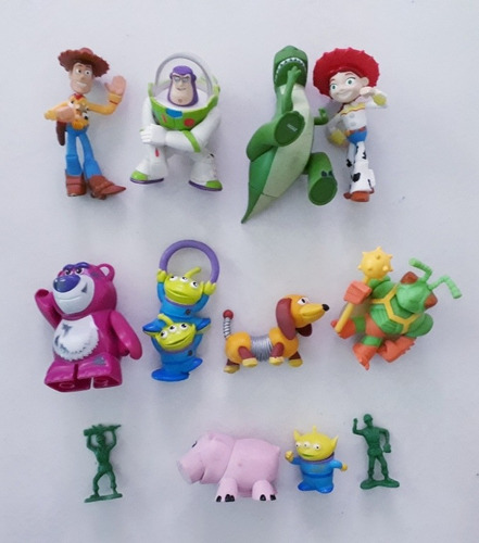 Colección De Figuras Toy Story Mattel Y Huevo Kinder C7 (Usado)