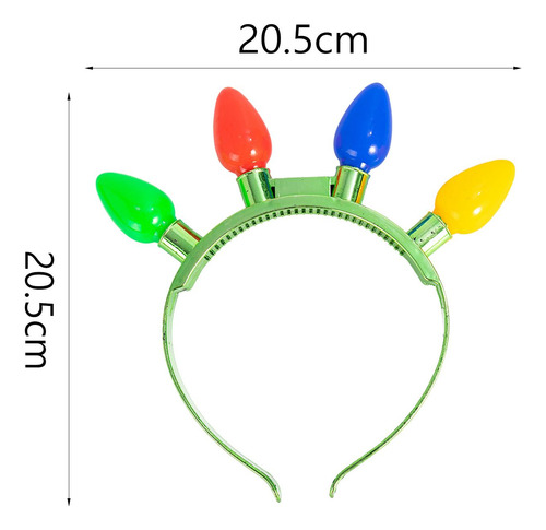 Diadema Con Bombilla Led Intermitente De Navidad, Recuerdos