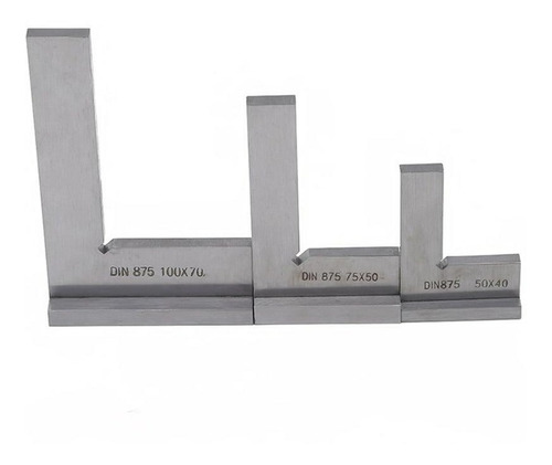 Escuadra Biselada - Norma Din 875 - 100 X 70 Mm - Thebmya