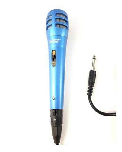 Microfono Alambrico Con 3 Metros De Cable Radox 490-223