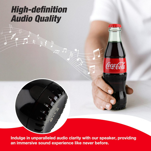 Altavoz Bluetooth Con Forma De Botella De Coca-cola Con Tecn