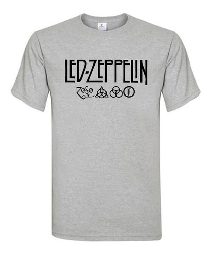 Imagen 1 de 4 de Remera Camiseta Led Zepellin