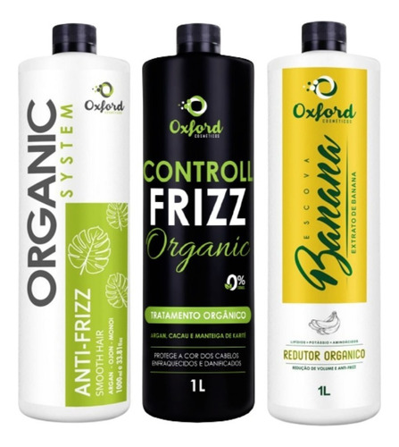 Combo Progressiva Organic System + Controll Frizz + Banana