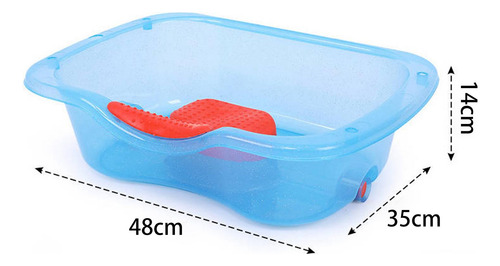 Lavabo De Cabecera Cómodo Con Cojín Para La Cabeza Azul
