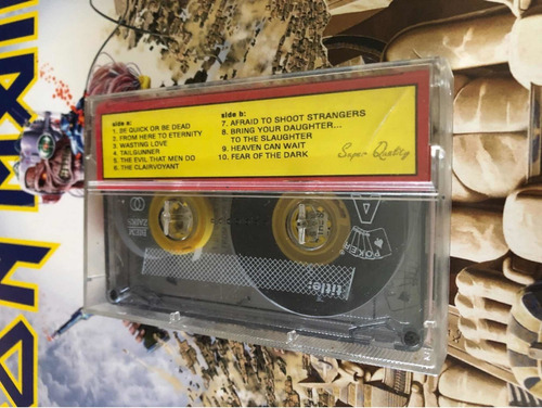 Iron Maiden Raro Importado Fita K7 Importado Maiden Real Liv (Usado)