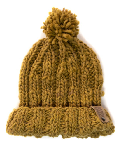 Gorro De Lana Mostaza - Anzestral