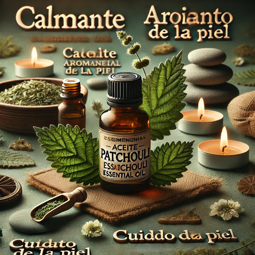 Aceite Esencial De Patchouli 20 Ml Con Collar Difusor