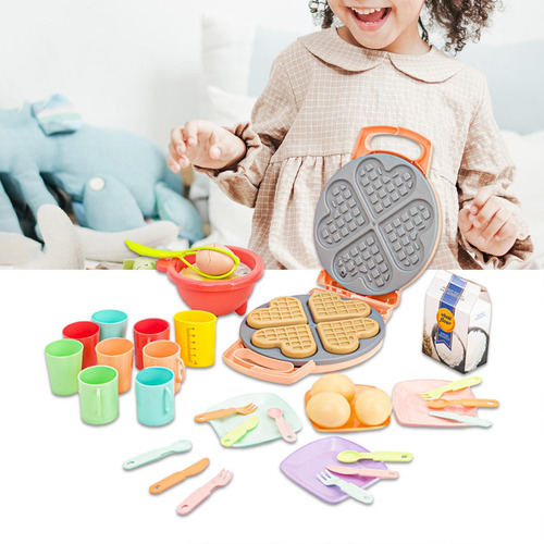 Para Juego De Cocina De Juguete Para Gofres, Máquina Para