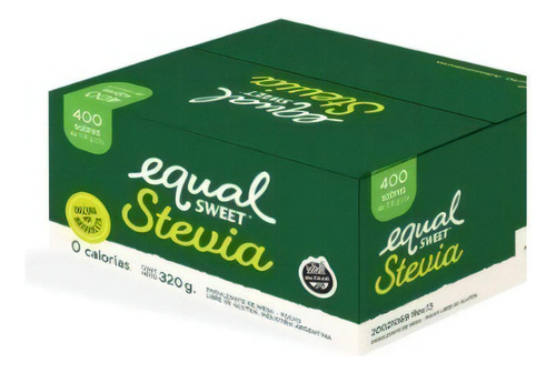 Edulcorante Sobres Equalsweet Stevia (400 X 0,8 Gr)