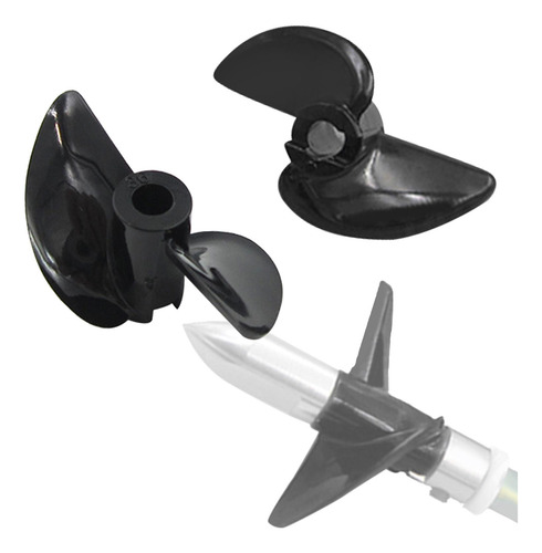 2 Piezas Rc Barco Barco 34 Mm X 3 Mm 34 Mm X 3 Mm Negro